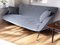 Mid-Century Italian Sofa 3-Seat in Grey-Blue Velvet, 1955 13