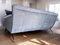 Mid-Century Italian Sofa 3-Seat in Grey-Blue Velvet, 1955 19