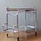 Art Deco French Bar Trolley attributed to Jacques Adnet, 1930s, Image 3