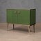 Enfilade Mid-Century en Verre Vert et Laiton, Italie, 2000s 10