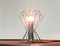 Lámpara de mesa minimalista Mid-Century de alambre, años 60, Imagen 8