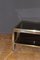 Brass & Chrome Square Coffee Table, 1970s 4