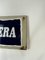 Vintage Italian Blue & White Enamel Corriere Della Sera Newspaper Sign, 1950s, Image 8