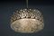 Mid-Century Bubble Glass & Brass Ceiling Lamp from Limburg, Image 2