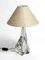 Large Mid-Century Table Lamp in Crystal Glass from St. Louis France 1
