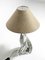 Large Mid-Century Table Lamp in Crystal Glass from St. Louis France 6