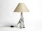 Large Mid-Century Table Lamp in Crystal Glass from St. Louis France 20