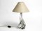 Large Mid-Century Table Lamp in Crystal Glass from St. Louis France 3