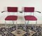 Gispen 107 Tubular Frame Chairs by Willem Hendrik Gispen for Gispen, 1960s, Set of 2 1