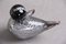 Italian Ducks with Black and Silver Effects in Murano Glass, 1970s, Set of 2 12