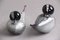 Italian Ducks with Black and Silver Effects in Murano Glass, 1970s, Set of 2, Image 1