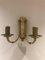 Vintage French Brass Sconces, 1930s, Set of 2, Image 1