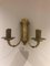 Vintage French Brass Sconces, 1930s, Set of 2, Image 2