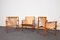 Triena Safari Armchairs by Carl-Axel Acking for NK, 1960s, Set of 3 4