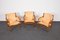 Triena Safari Armchairs by Carl-Axel Acking for NK, 1960s, Set of 3 2