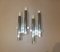 Brutalist Chromed Metal Applique by Gaetano Sciolari, Italy, 1970s, Set of 2 14