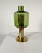 Brass & Glass Table Lamp from Hans Agne Jakobsson Ab Markaryd, 1960s 1