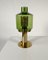 Brass & Glass Table Lamp from Hans Agne Jakobsson Ab Markaryd, 1960s, Image 1