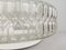 Large Frosted Hubnail Glass Flush Mount Lamp, 1990s 14