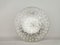 Large Frosted Hubnail Glass Flush Mount Lamp, 1990s 5