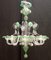 Lámpara de araña vintage de cristal de Murano, años 70, Imagen 2