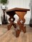 19th Century Gothic Pine Side Table, 1890s 1