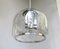 Space Age Deckenlampe aus Muranoglas & Aluminium von Doria, 1970er 5