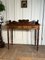 Galleried Mahogany Console Table 9