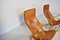 Leather Pernilla Easy Chairs with Ottoman by Bruno Mathsson for Firma Karl Mathsson, 1970s, Set of 3 8