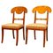 Biedermeier Stühle aus Kirschholz, 2er Set 1