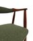 Danish Teak and Green Wool Model 213 Armchair by Thomas Harlev for Farstrup, 1960s 14