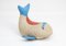 Vintage Whale Therapeutic Toy by Renate Müller for H. Josef Leven, Sonneberg, 1960s 1