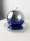 Vintage Italian Cube Apple in Blue and Steel, 1960s, Image 1