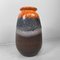 Mid-Century Lava Vase aus glasierter Keramik, Deutschland, 1960er 1