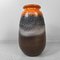 Mid-Century Lava Vase aus glasierter Keramik, Deutschland, 1960er 4