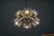 Lámpara Sputnik de cristal de Murano y cromo de Mazzega, años 70, Imagen 5