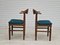 Danish Oak and Wool Chairs by Henning Kjærnulf, 1960s, Set of 2 16