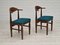 Danish Oak and Wool Chairs by Henning Kjærnulf, 1960s, Set of 2, Image 17