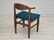 Danish Oak and Wool Chairs by Henning Kjærnulf, 1960s, Set of 2, Image 3