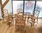 Dining Table and Rattan Chairs, Set of 5 1