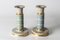 Craquelé Glazed Ceramic Candleholders from Royal Copenhagen, 1950s, Set of 2 1