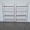 Chrome Metal Shelves, 1950s, Set of 2, Image 1