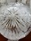 Lampada da tavolo vintage a forma di fungo in vetro cristallo tagliato, Immagine 8