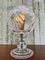 Lampe de Bureau Champignon Vintage en Verre Taillé 5