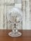 Vintage Crystal Cut Glass Mushroom Table Lamp 7