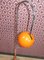 Lámpara de pie Arch en naranja, años 70, Imagen 9