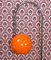 Lámpara de pie Arch en naranja, años 70, Imagen 11