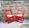 Italian Folding Chairs by Aldo Jacober & Pierangela Daniello for Bazzani, Italy, Set of 2, 1960s 1