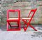 Italian Folding Chairs by Aldo Jacober & Pierangela Daniello for Bazzani, Italy, Set of 2, 1960s 2