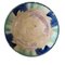 Piatto antico in ceramica smaltata blu e verde, Spagna, XIX secolo, Immagine 1